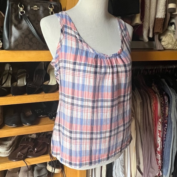 ⭐️BOGO FREE⭐️ NWT Old Navy Linen/Cotton Tie-back Tank - Picture 3 of 9